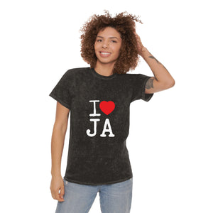 Mineral Wash T-Shirt – I ❤️ JA Edition - JAHMAYCA