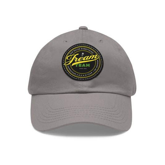 JREAM Team Leather Patch Dad Hat - JAHMAYCA
