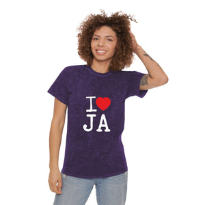 Mineral Wash T-Shirt – I ❤️ JA Edition - JAHMAYCA
