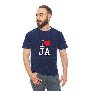 Mineral Wash T-Shirt – I ❤️ JA Edition - JAHMAYCA