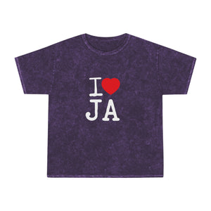 Mineral Wash T-Shirt – I ❤️ JA Edition - JAHMAYCA