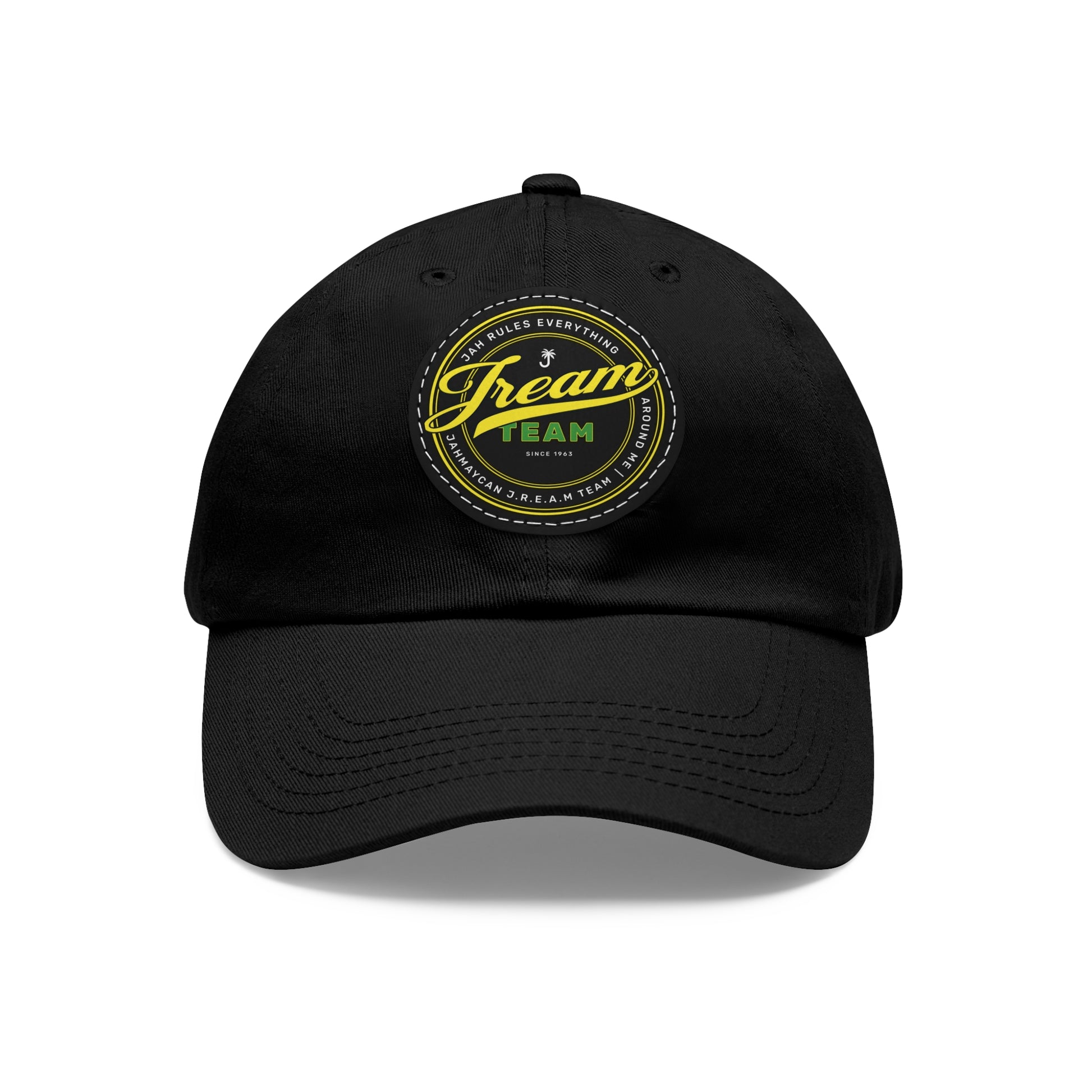 JREAM Team Leather Patch Dad Hat - JAHMAYCA