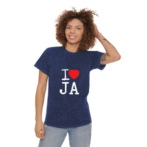 Mineral Wash T-Shirt – I ❤️ JA Edition - JAHMAYCA