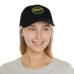 JREAM Team Leather Patch Dad Hat - JAHMAYCA