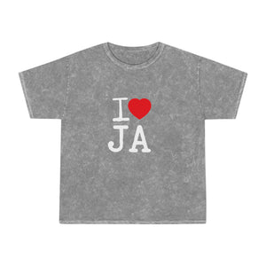 Mineral Wash T-Shirt – I ❤️ JA Edition - JAHMAYCA