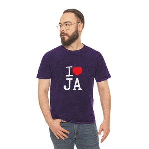 Mineral Wash T-Shirt – I ❤️ JA Edition - JAHMAYCA