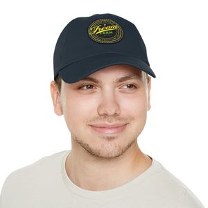 JREAM Team Leather Patch Dad Hat - JAHMAYCA