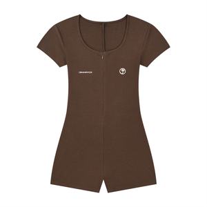 Women's Dual-Function Cape Tie-Waist Romper