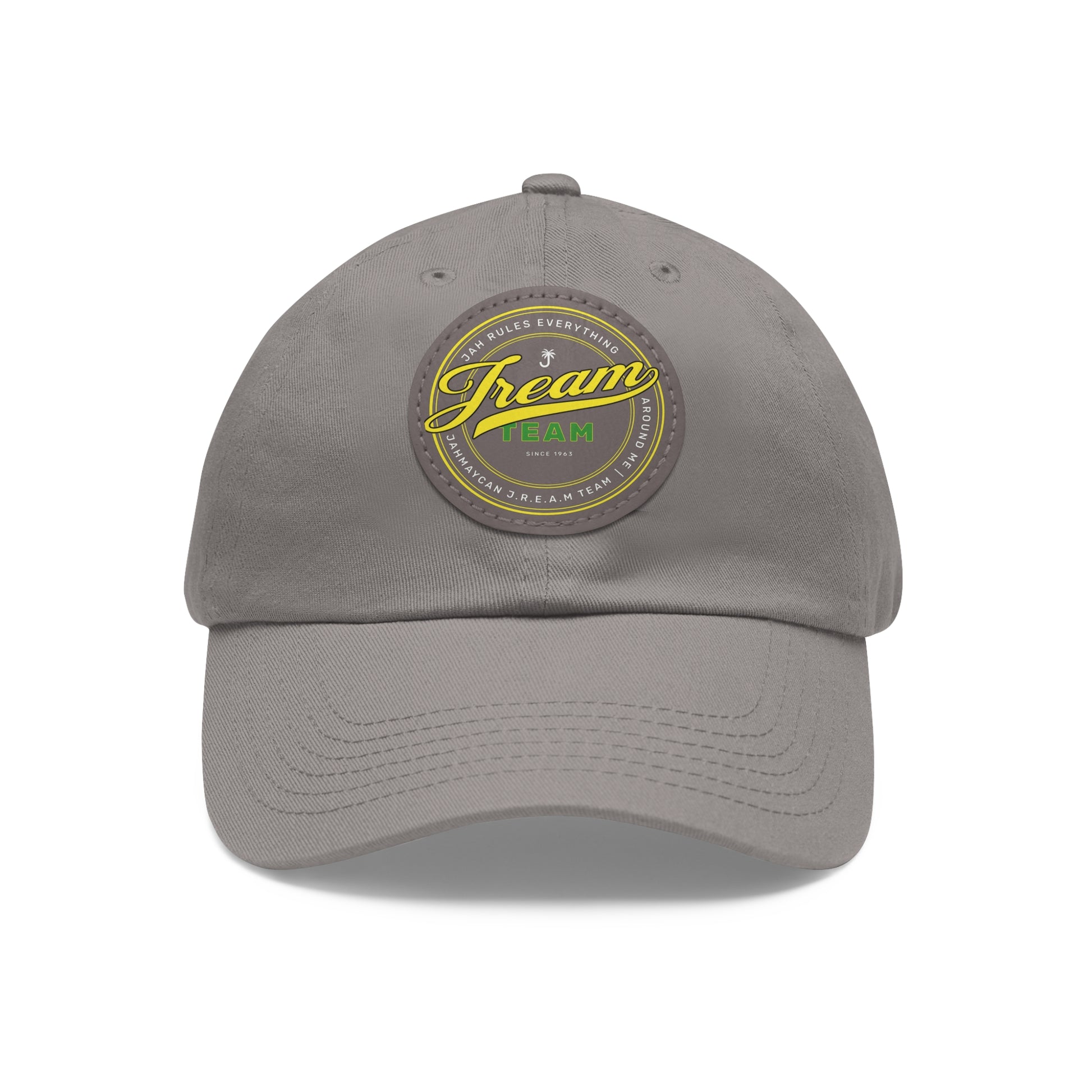 JREAM Team Leather Patch Dad Hat - JAHMAYCA