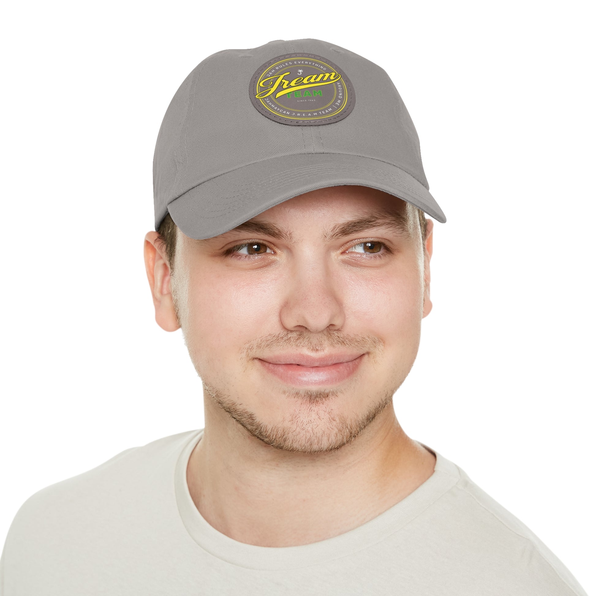 JREAM Team Leather Patch Dad Hat - JAHMAYCA