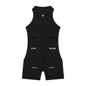 Women’s Quarter-Zip Yoga Romper