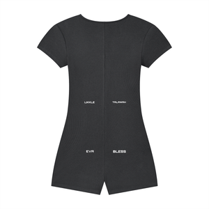 Women's Dual-Function Cape Tie-Waist Romper