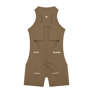 Women’s Quarter-Zip Yoga Romper