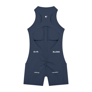 Women’s Quarter-Zip Yoga Romper