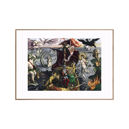 Battle between Francisco Poras and Columbus on Jamaica