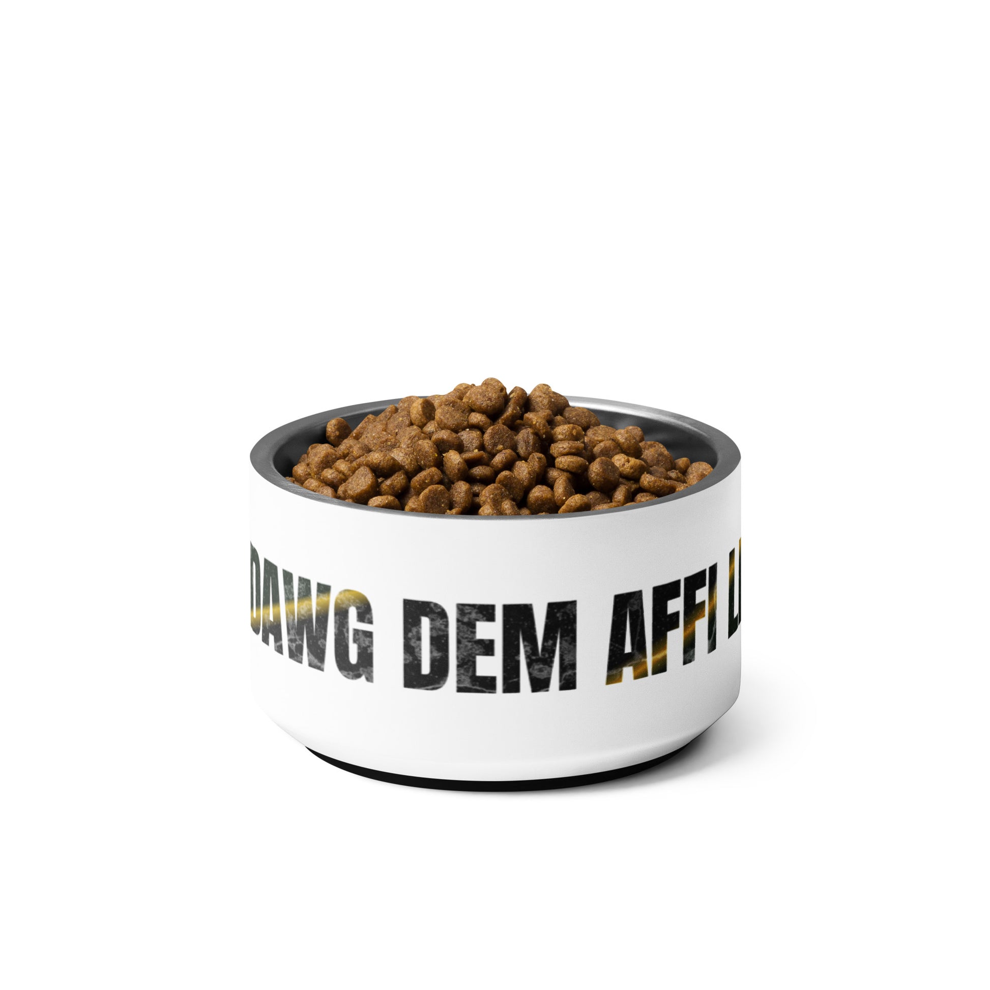 'DAWG DEM AFFI LIVE' Premium Pet Bowl - JAHMAYCA