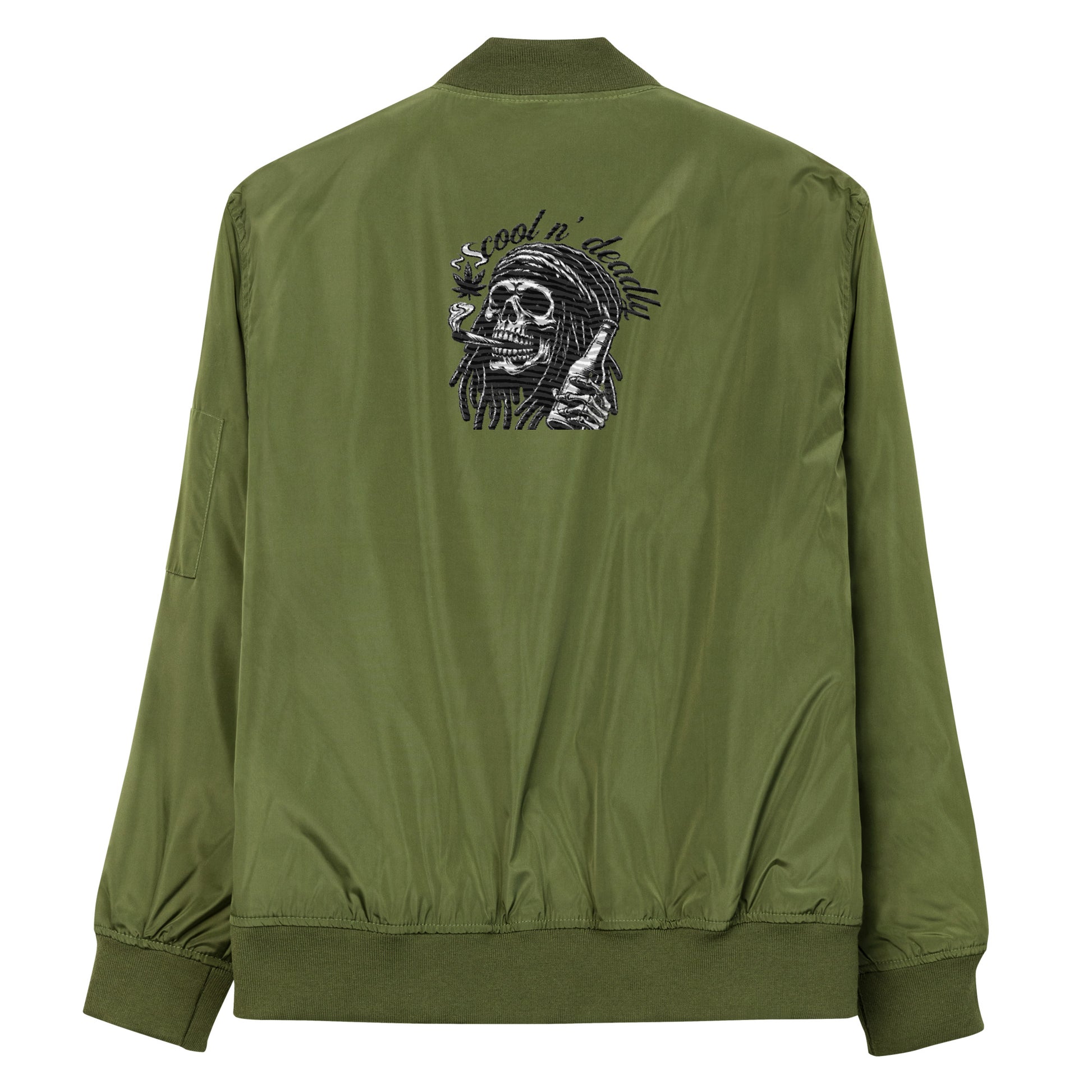 Cool n’ Deadly Recycled Bomber Jacket - JAHMAYCA