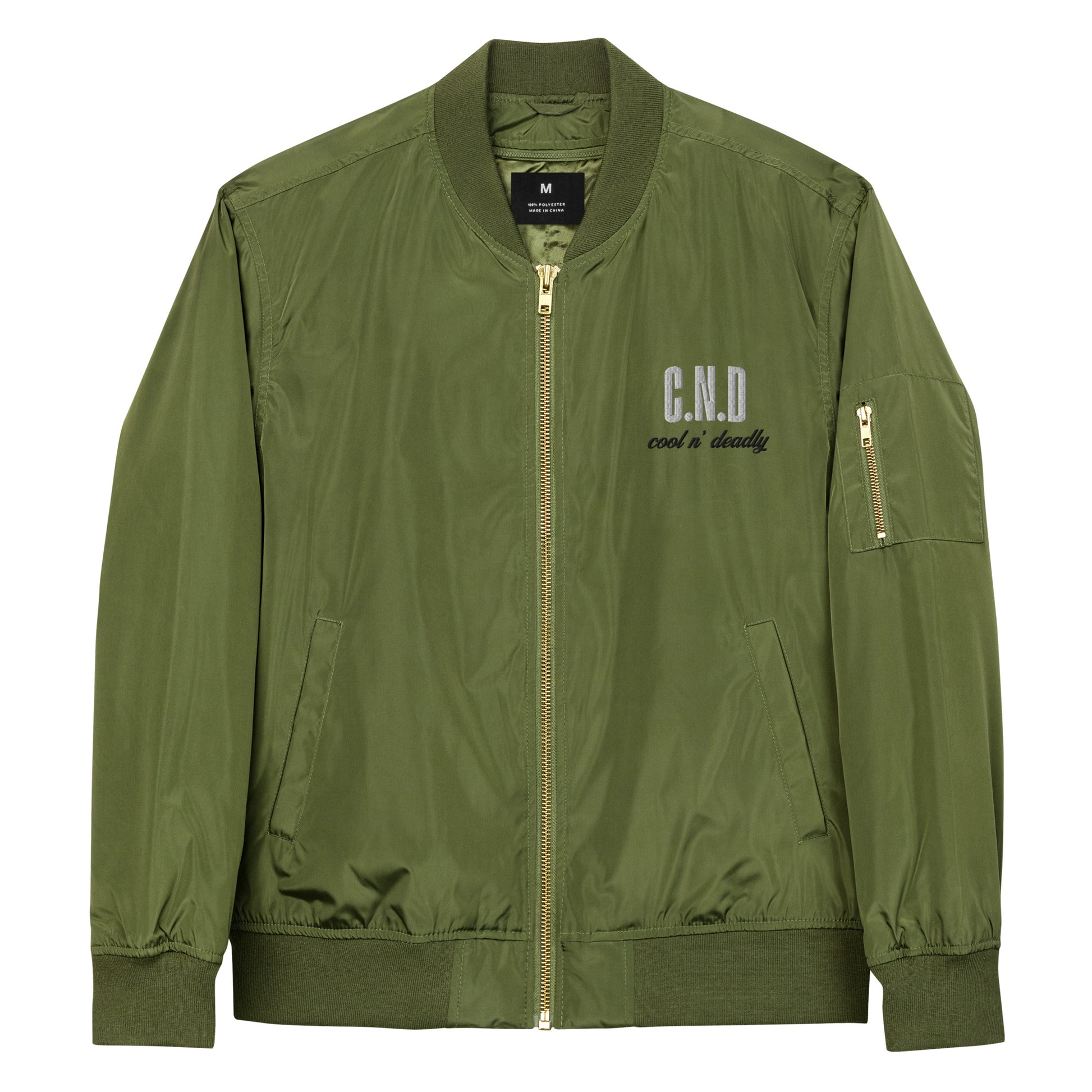 Cool n’ Deadly Recycled Bomber Jacket - JAHMAYCA