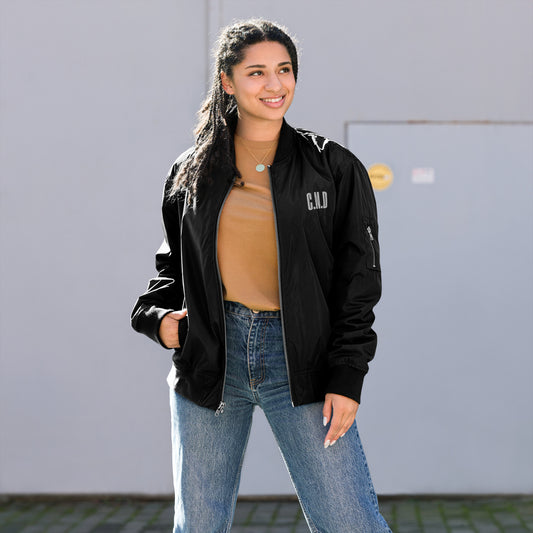 Cool n’ Deadly Recycled Bomber Jacket - JAHMAYCA