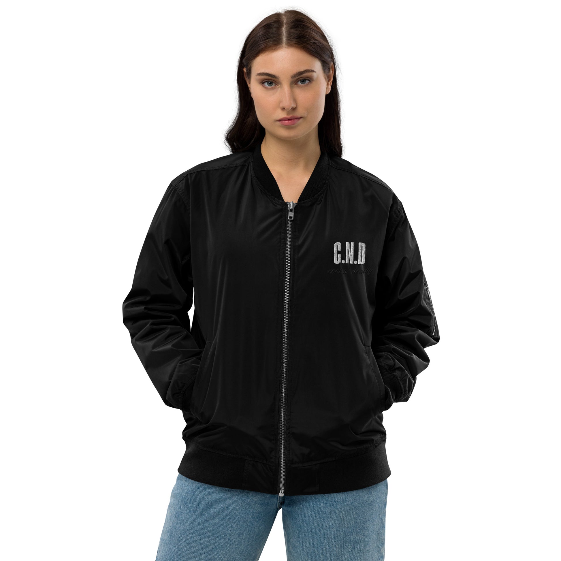 Cool n’ Deadly Recycled Bomber Jacket - JAHMAYCA
