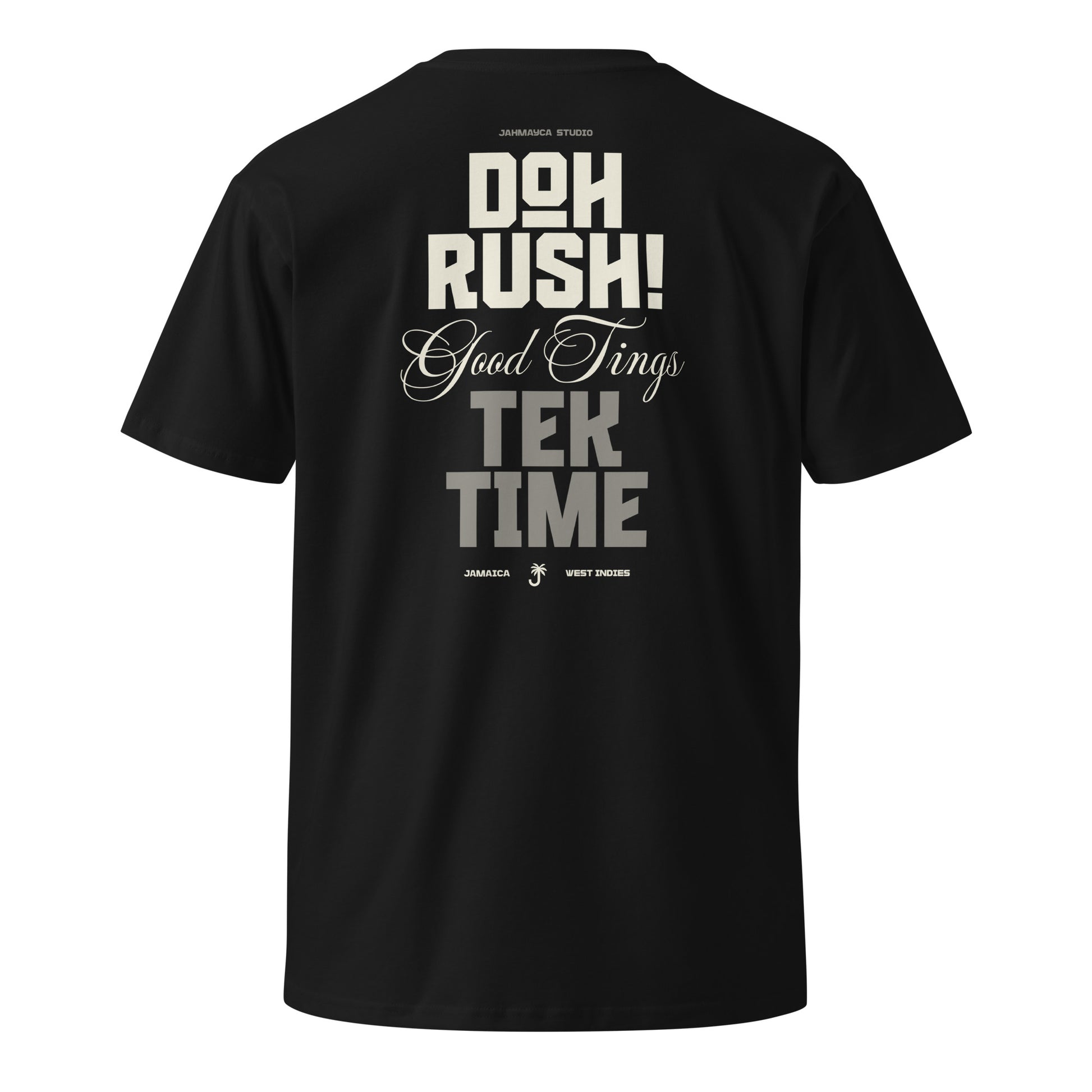 Av Likkle Patience Premium T-Shirt - JAHMAYCA