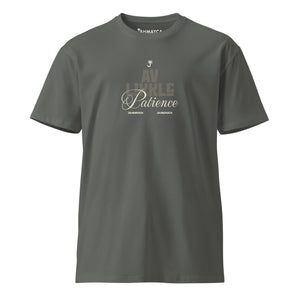 Av Likkle Patience Premium T-Shirt - JAHMAYCA