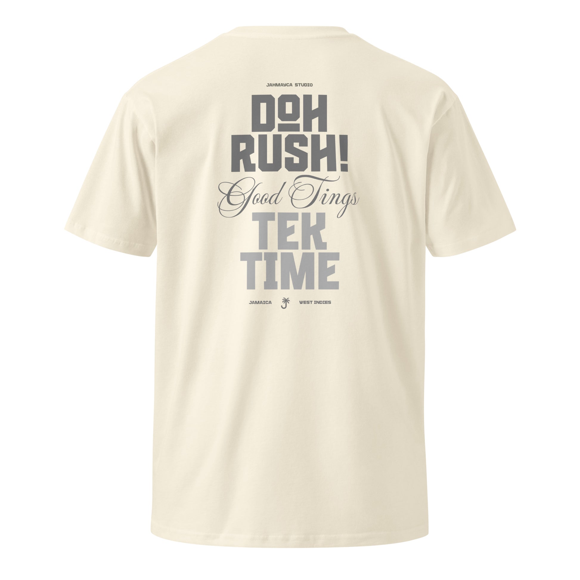 Av Likkle Patience Premium T-Shirt - JAHMAYCA