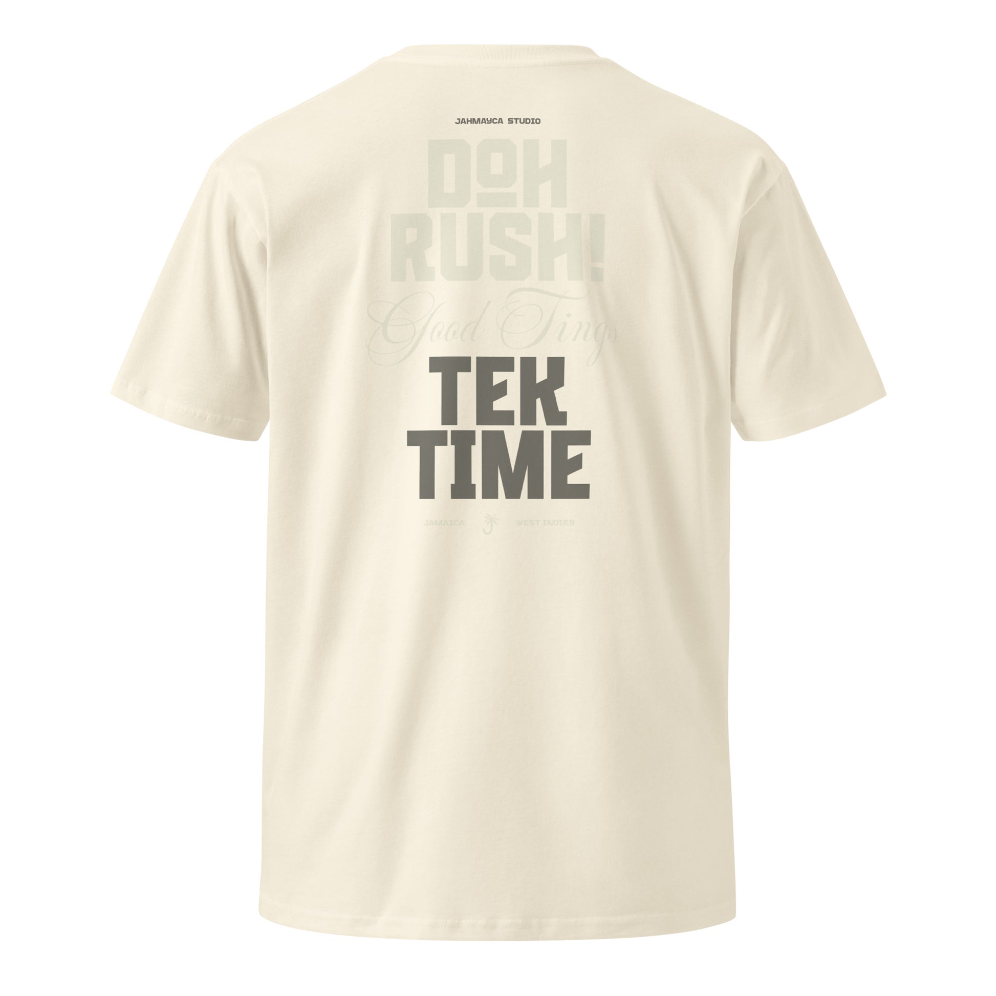 Av Likkle Patience Premium T-Shirt - JAHMAYCA