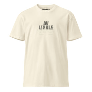 Av Likkle Patience Premium T-Shirt - JAHMAYCA